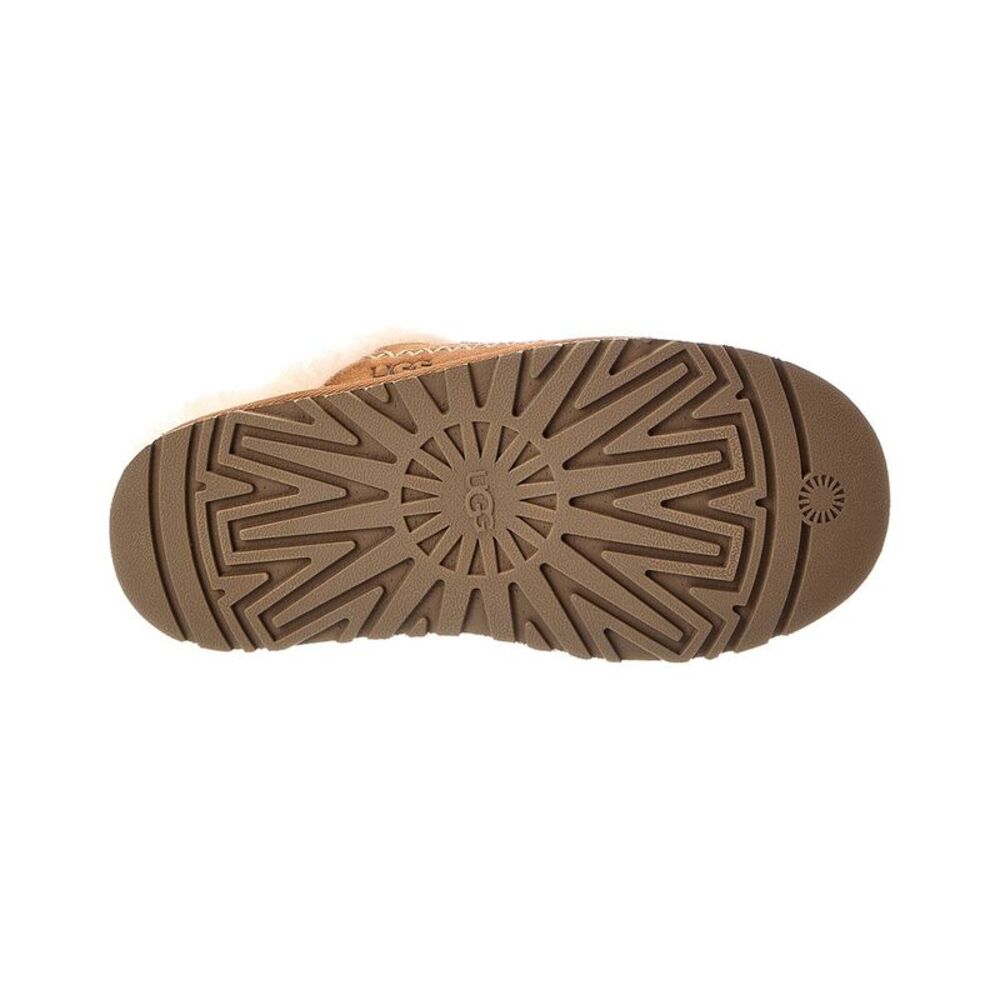 Ugg W Disquette Alpine Suede Mule, Chestnut - Picture 4 of 5